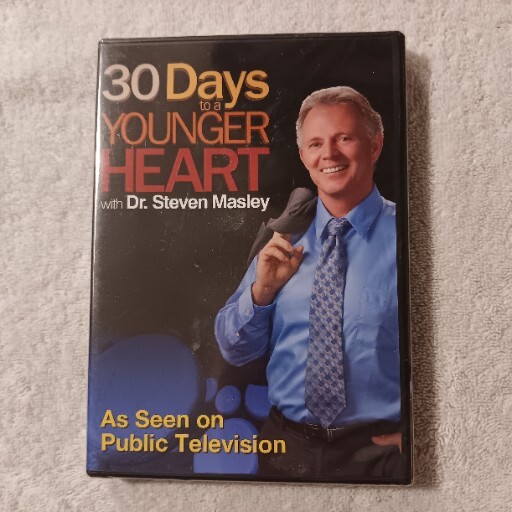 30 Days To A Younger Heart – Dr. Steven Masley (DVD,2014) PBS Brand New Sealed