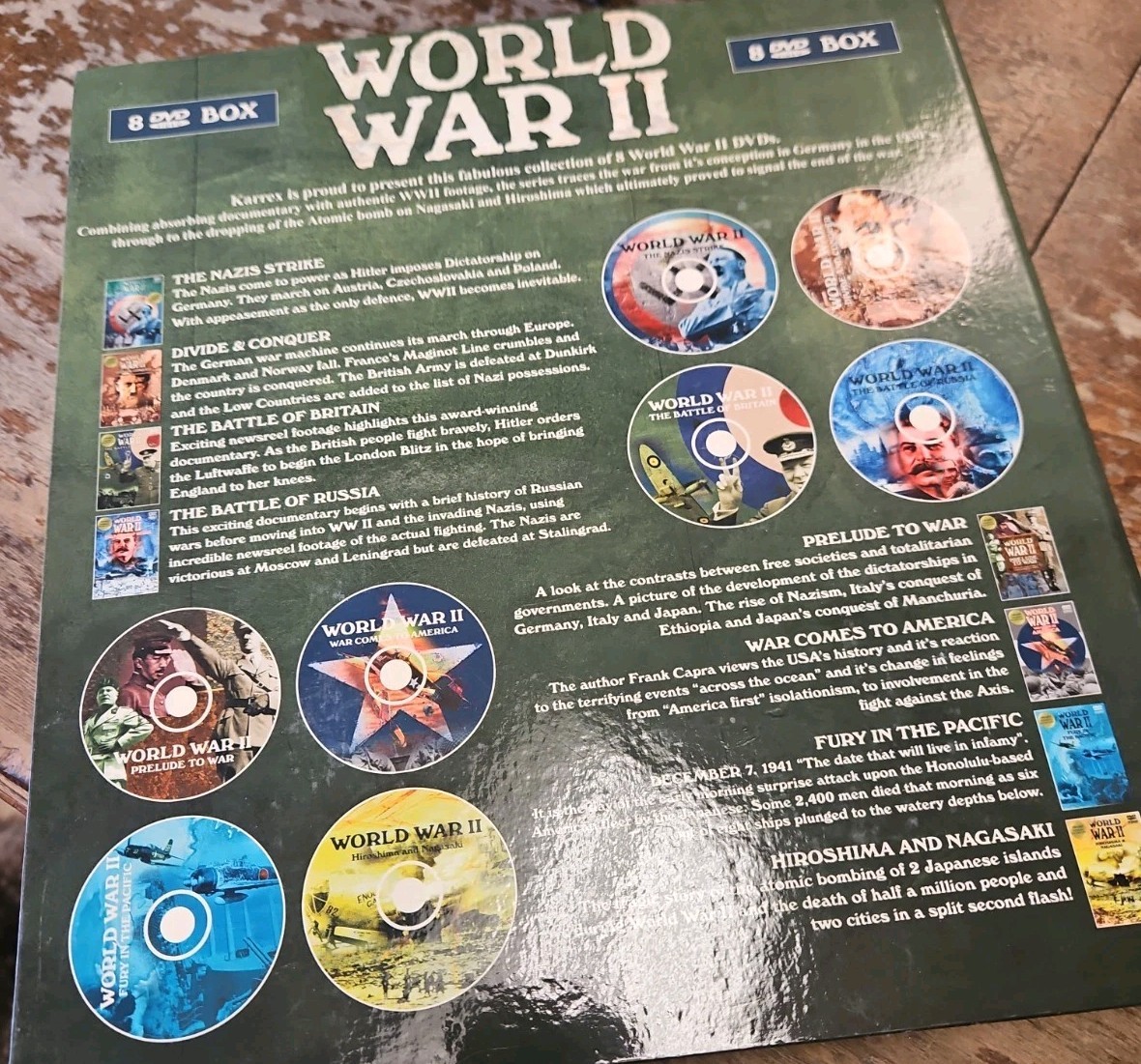 World War II 8 DVD Video Box Set DVD, 2005