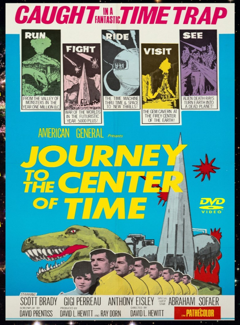 Journey to the Center of Time 1967 DVD Sci-Fi Movie Remastered Scott Brady