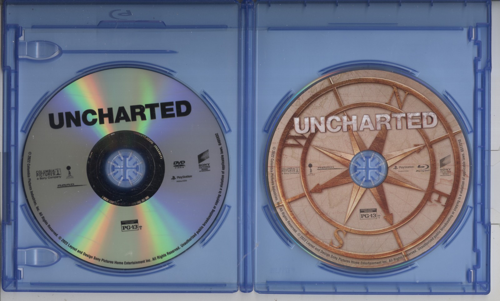 Uncharted (2022) R1 DVD + Blu-ray A + Digital Mark Wahlberg Tom Holland Banderas