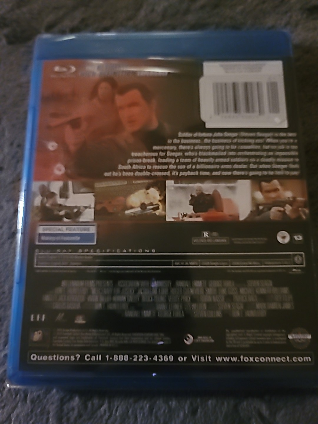 Mercenary for Justice (Blu-ray Disc, 2012) New Factory Sealed