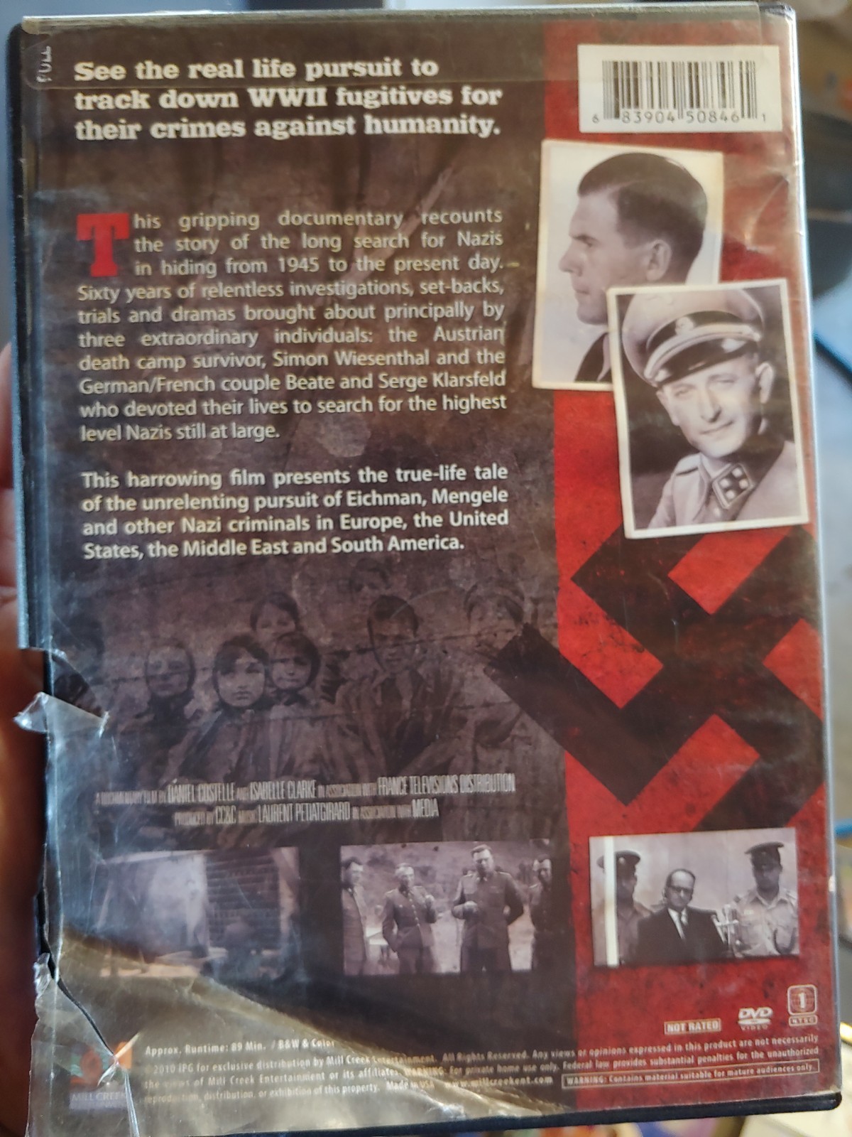 Hitler WWII DVD Lot (Hitler’s Bodyguard Nazi Hunters) OP Paperclip Documentary