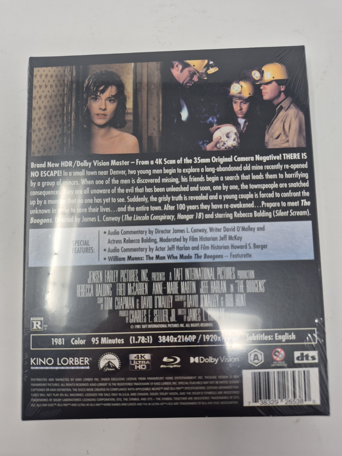 THE BOOGENS 4K Ultra HD UHD + Blu-ray BRAND NEW w/ Slip Kino Lorber