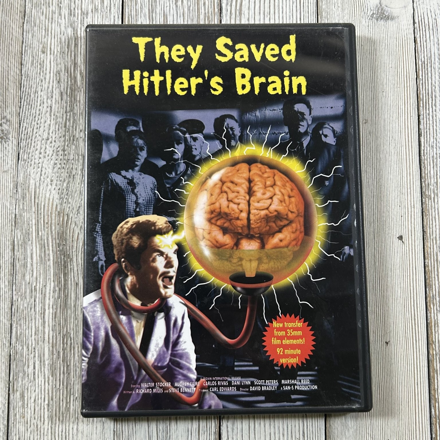They Saved Hitler’s Brain DVD (2000) Uncut 92 Min Carlos Rivas Sci-Fi Horror