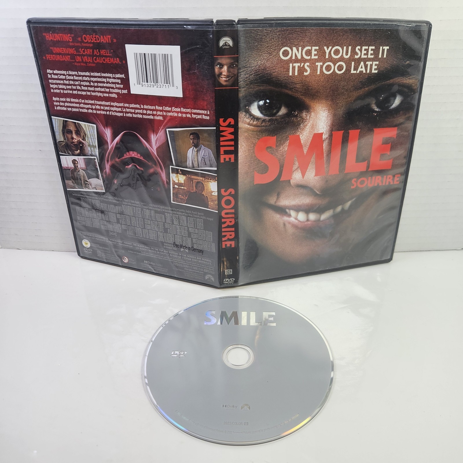 Smile (DVD, 2022)