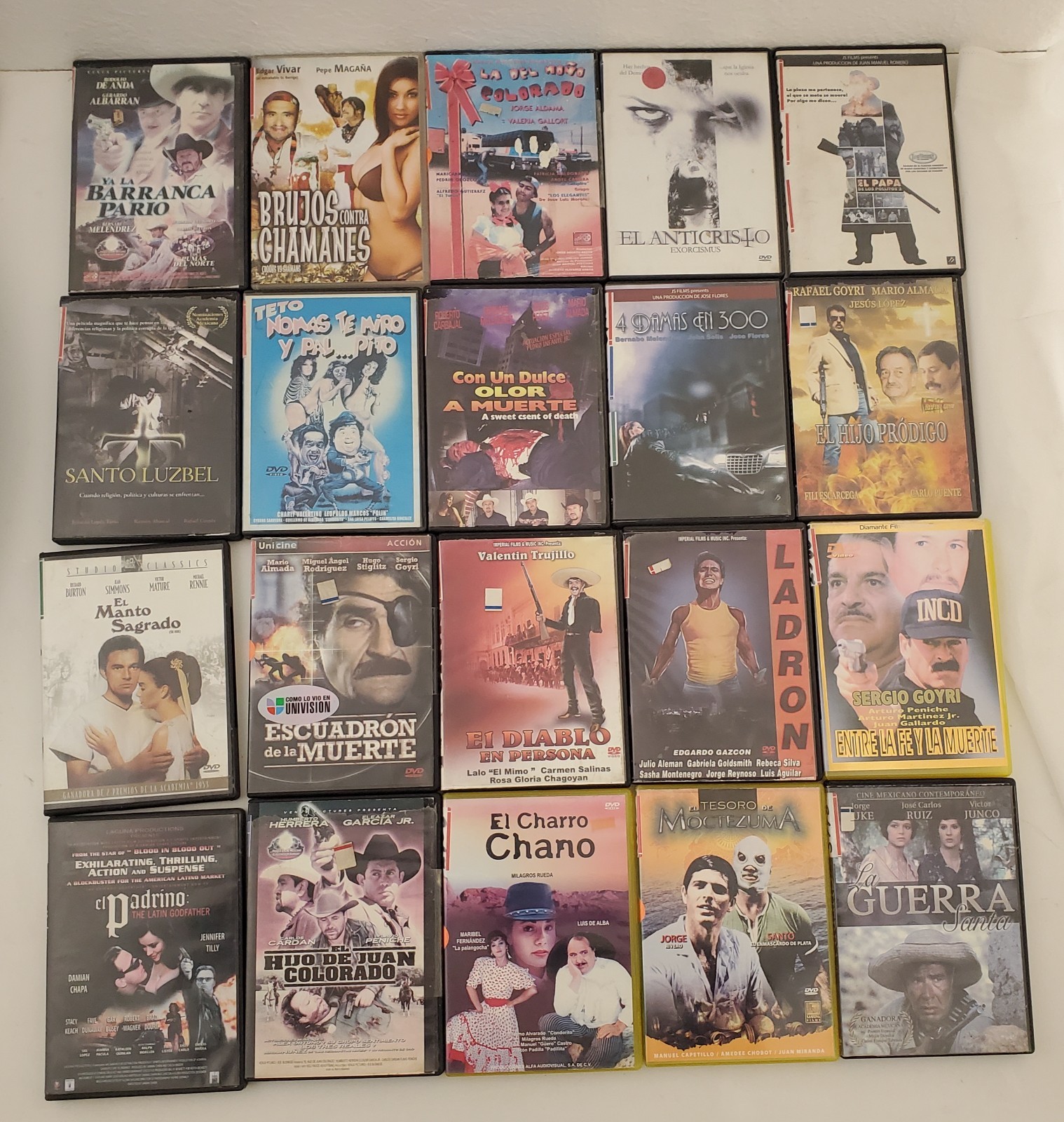 40 DVD Spanish Movies lot Peliculas Mexicanas Mexican Espanol