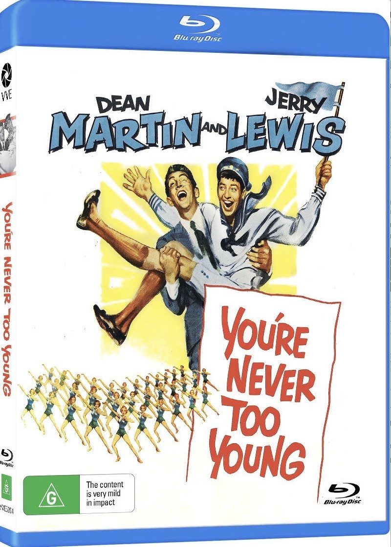 You’re Never Too Young (1955) Dean Martin Jerry Lewis Blu-Ray BRAND NEW