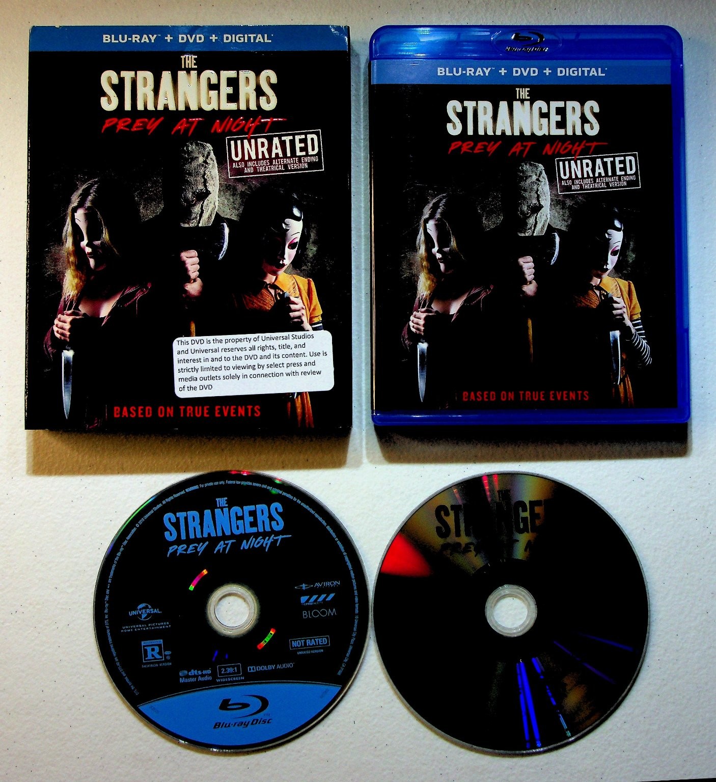 The Strangers: Prey at Night Blu-ray 2018 Unrated Christina Hendricks
