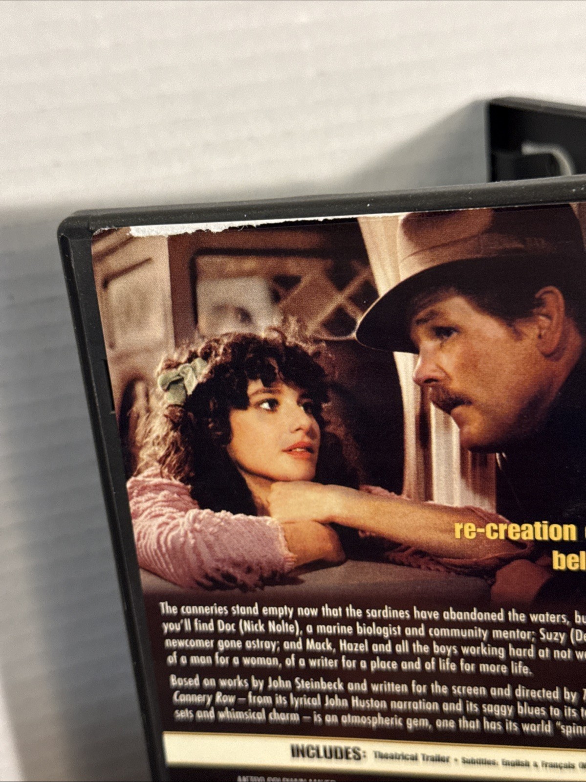 Cannery Row DVD 1982 Nick Nolte Debra Winger Widescreen John Steinbeck Classic