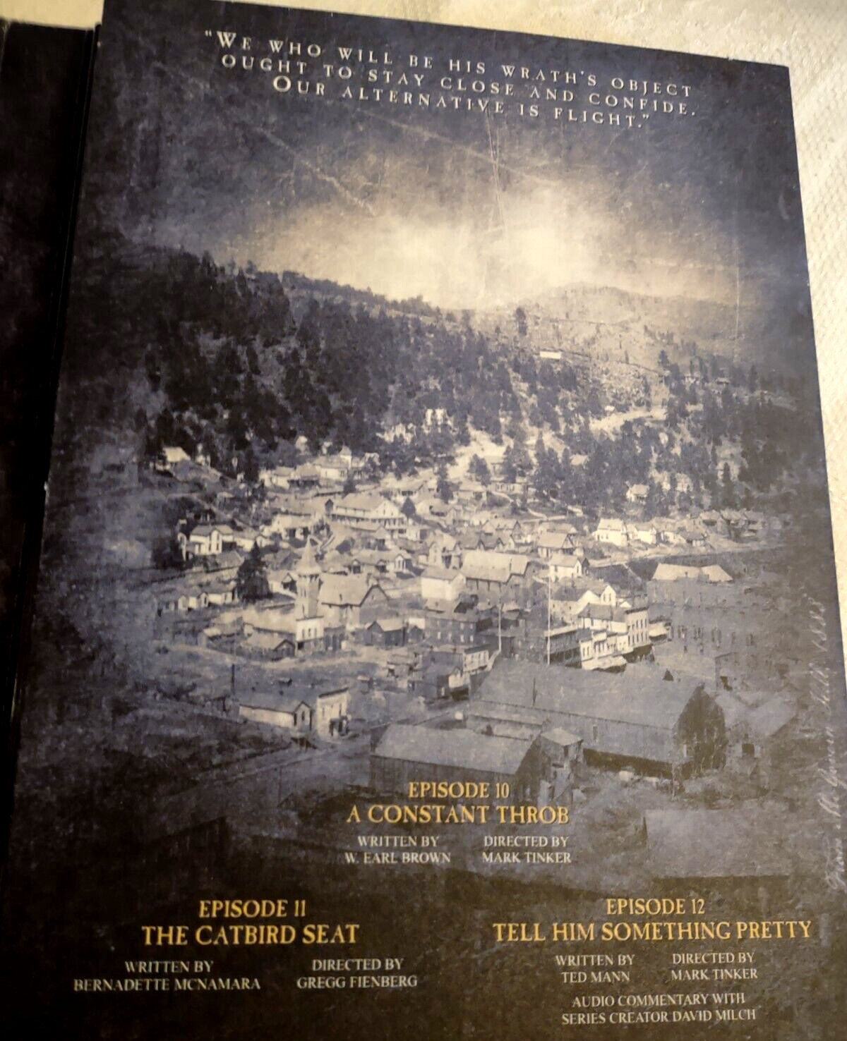 Deadwood DVD Third Season 3 Region 1 US/Canada 12 Hours 12 Episodes 6 Discs HBO