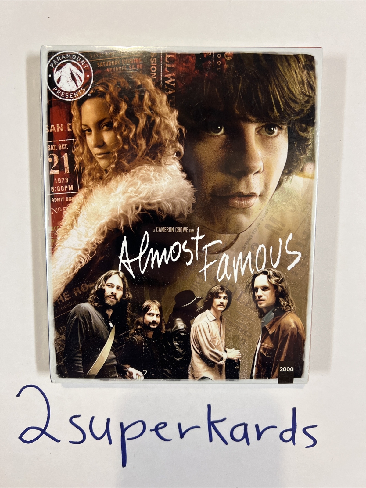 Almost Famous Paramount Presents 21 Blu ray 2 Disc Set OOP rare with SLIPCOVER
