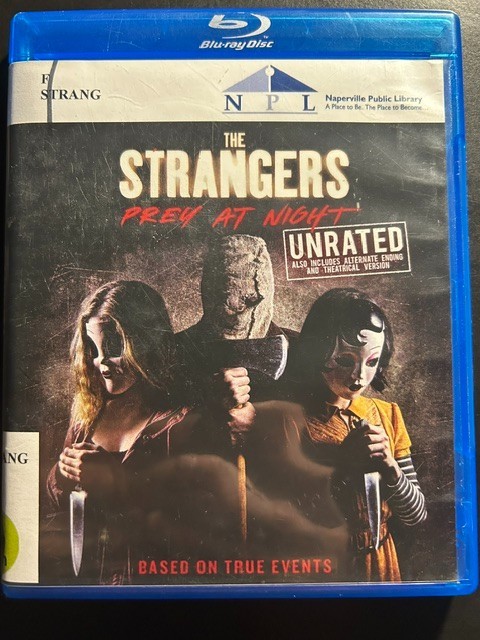 The Strangers: Prey at Night [Blu-ray] – USED FORMER LIBRARY COPY