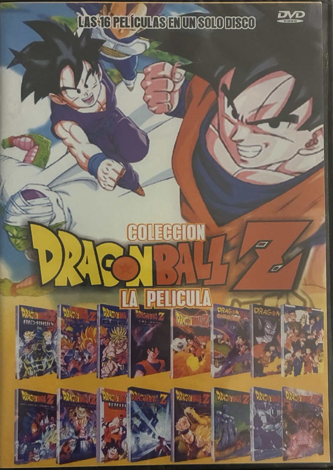 Dragon Ball Z DVD Las 16 Películas Spanish Español Latino NEW