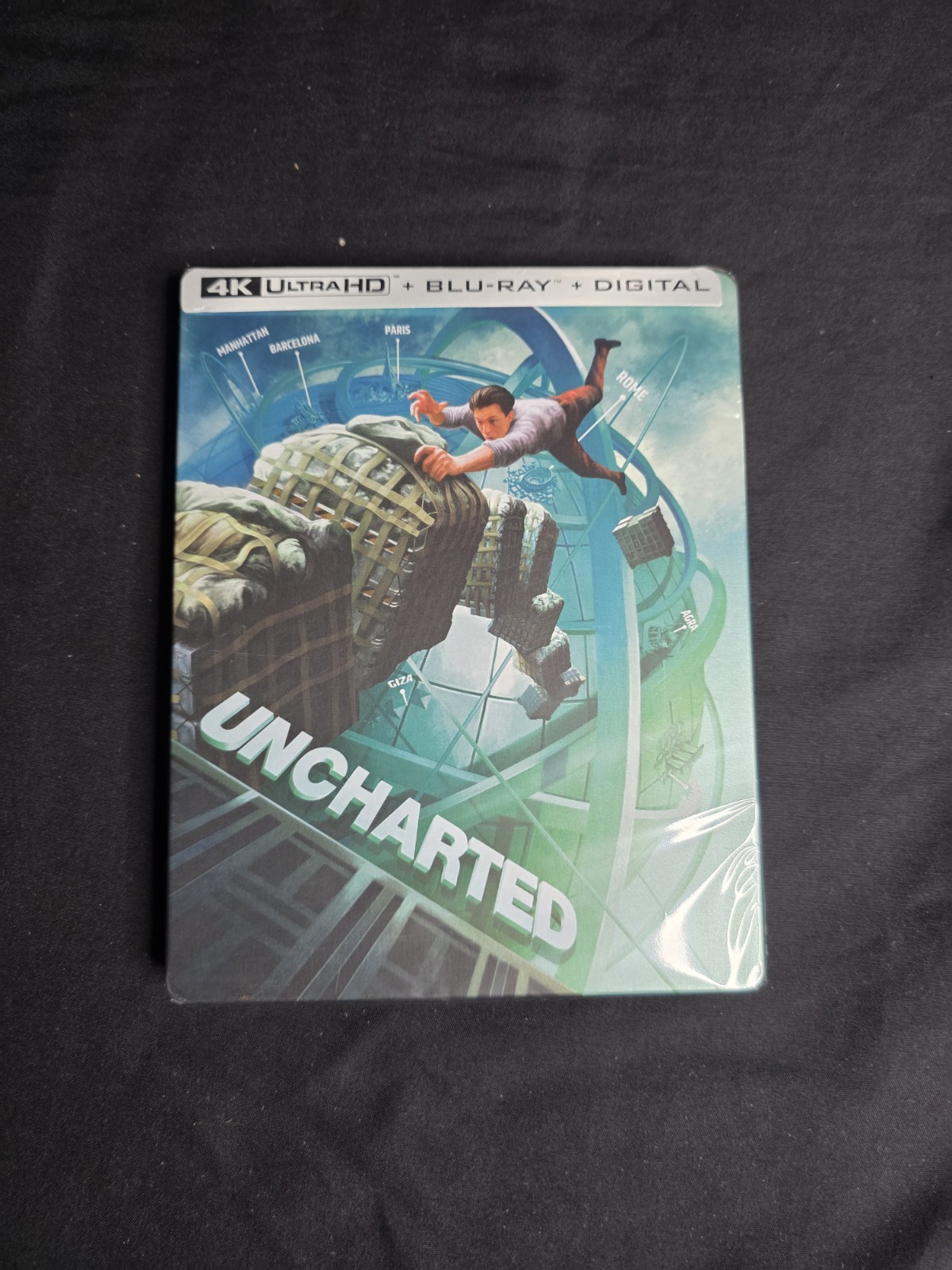 Uncharted “Best Buy Ed” (4K Ultra HD + Blu-ray) Steelbook