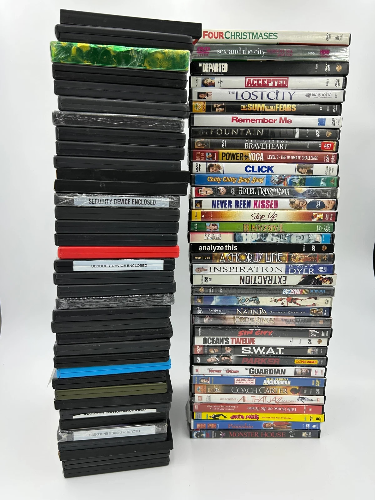 BULK Lot of 75 DVD MOVIES (RANDOM MIX GOOD CONDITION) cheap dvd