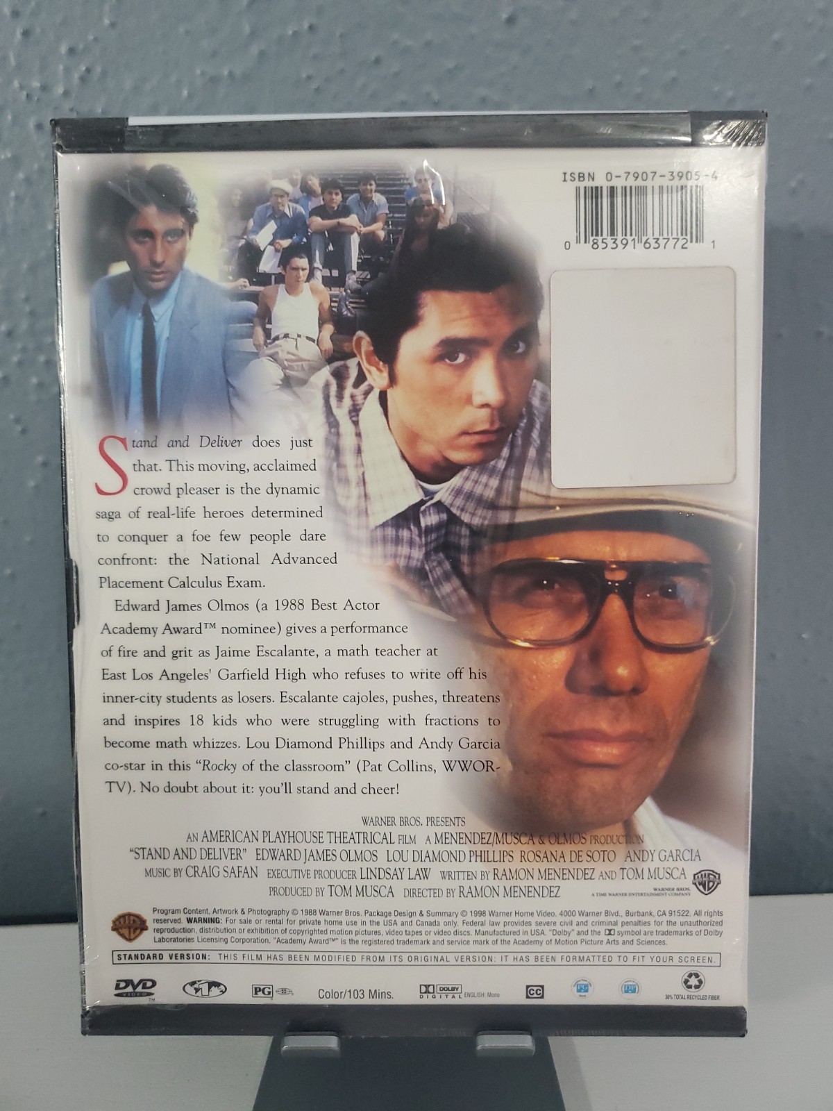 Stand and Deliver (DVD, 1987, FS) Lou Diamond Phillips Snapcase Sealed Brand New
