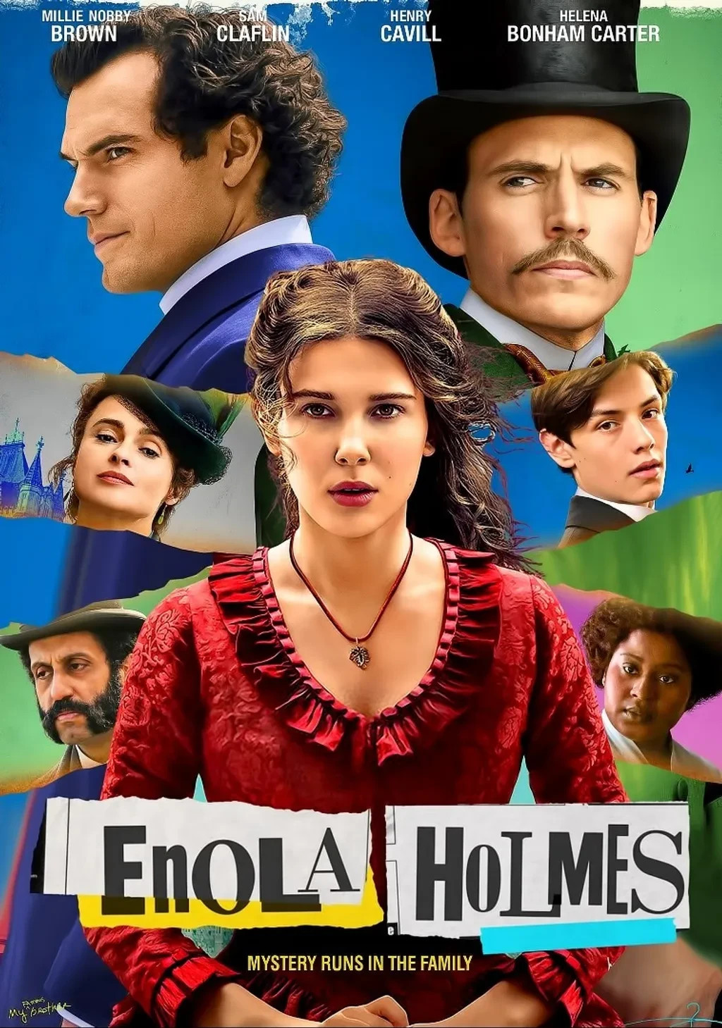 Enola Holmes 1 & 2 DVD Movie Set Millie Bobby Brown Henry Cavill Mystery New