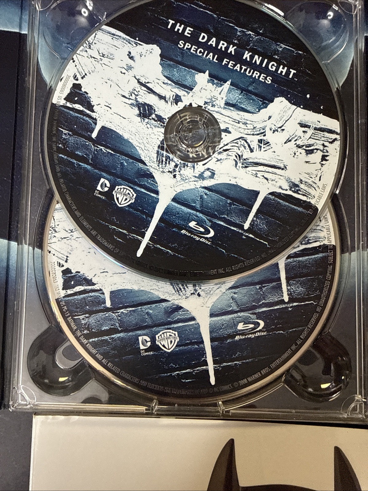 The Dark Knight Trilogy Blu-ray Box Set Batman – With Book – All Disc Work