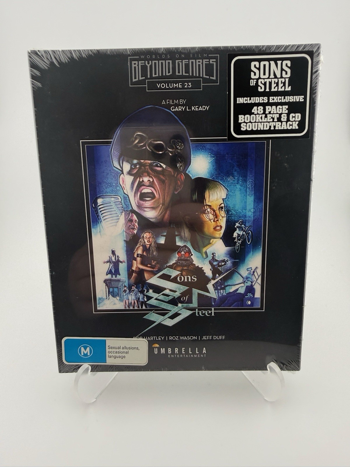 Sons of Steel (Blu-ray/CD, 1989) NEW Umbrella Ent. Beyond Genres #23 w/Slipcover
