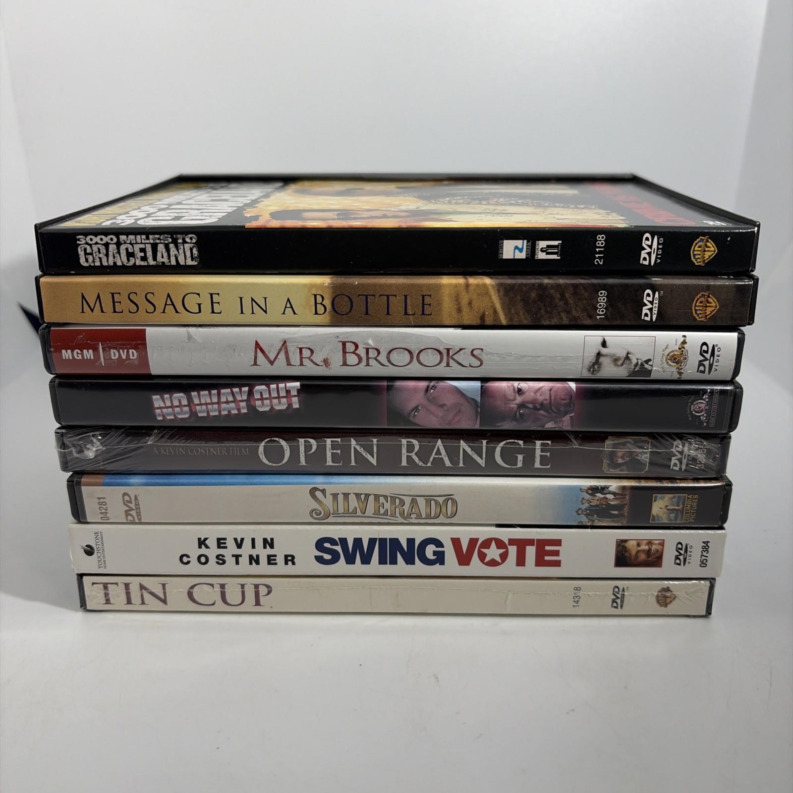 Kevin Costner DVD Bundle Lot Of 8 Movies – Nice Collection Of DVDs