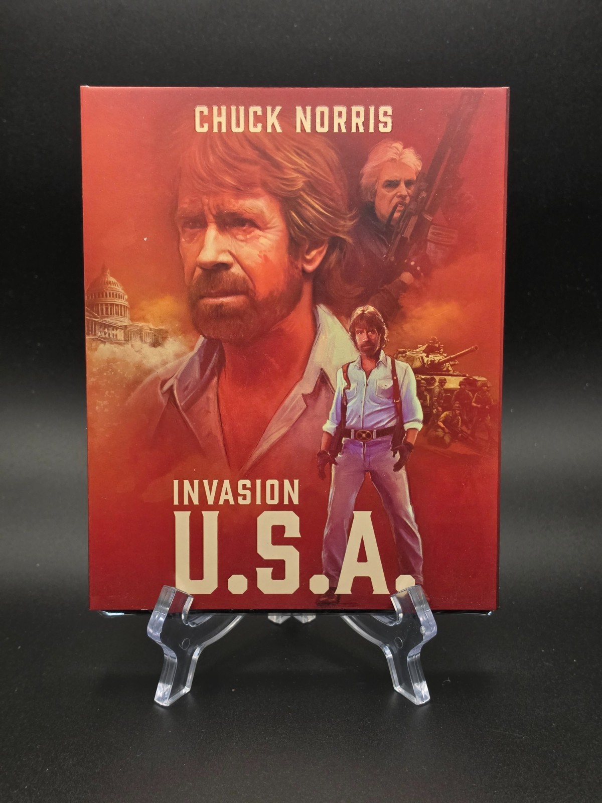 Invasion U.S.A. (4K UHD + Blu-ray, 1986) – Vinegar Syndrome, NEW SEALED