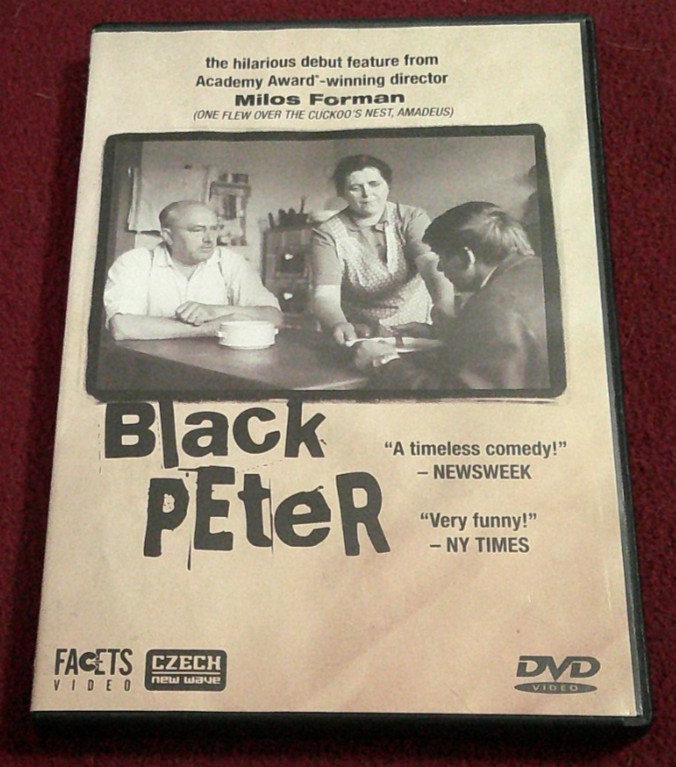 Black Peter DVD debut of director Milos Forman, Czech with English subtitles