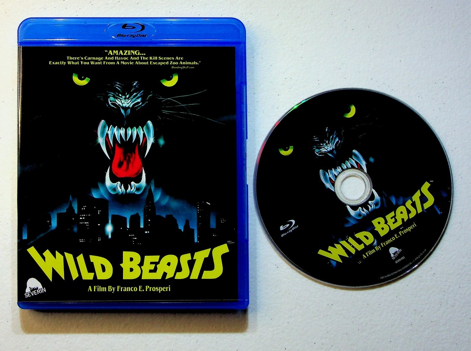 Wild Beasts Blu-ray 1982 Franco E. Prosperi Severin Films Special Features