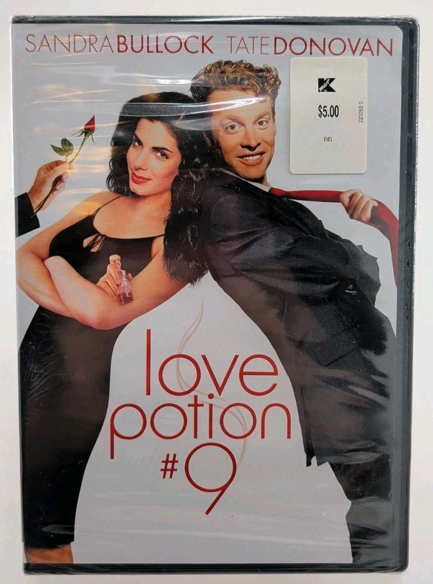 Love Potion No. 9 (1992) Sandra Bullock Tate Donovan (DVD 2001) NEW SEALED