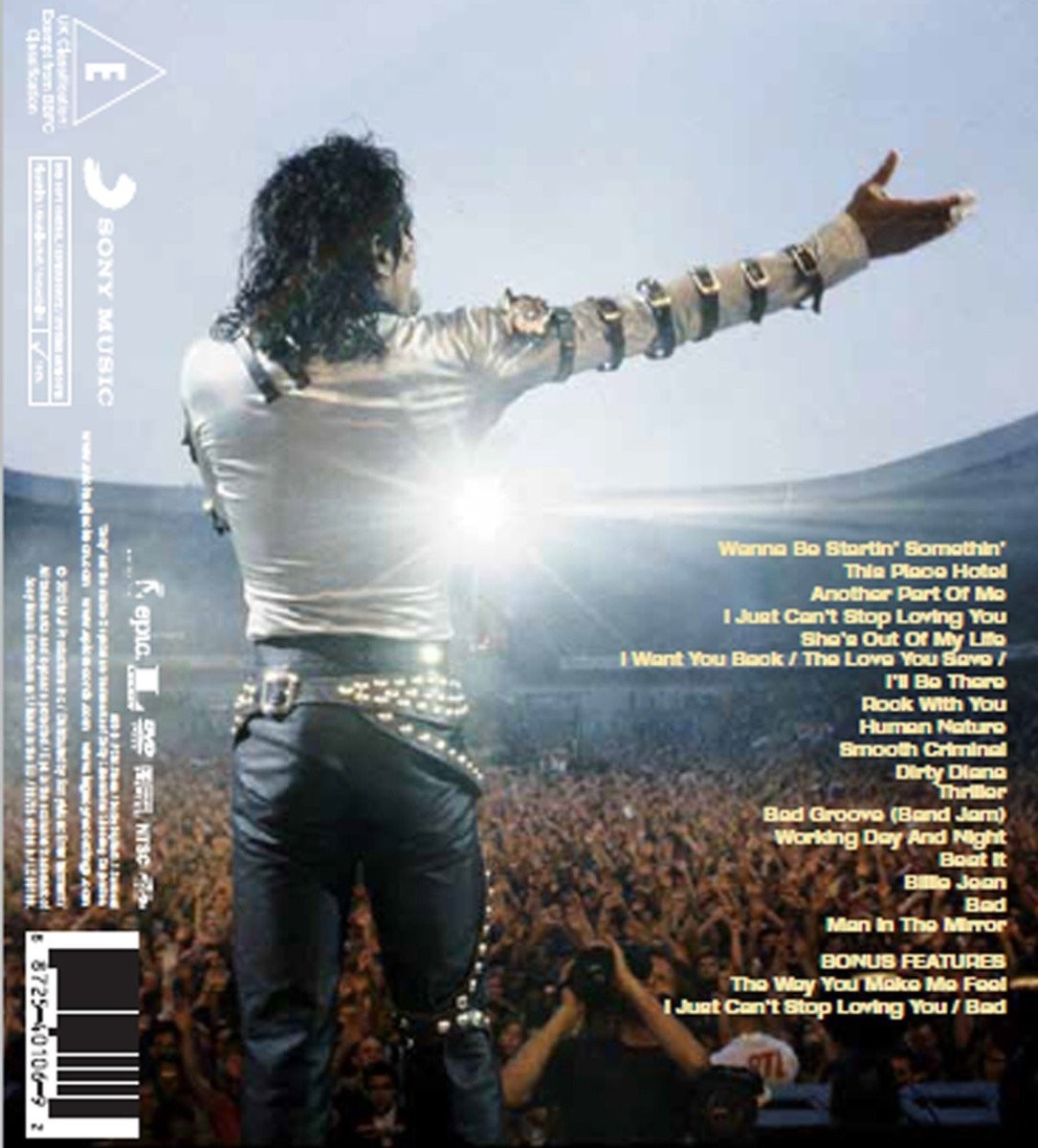 Michael Jackson Live At Wembley July 16, 1988 (DVD) Michael Jackson