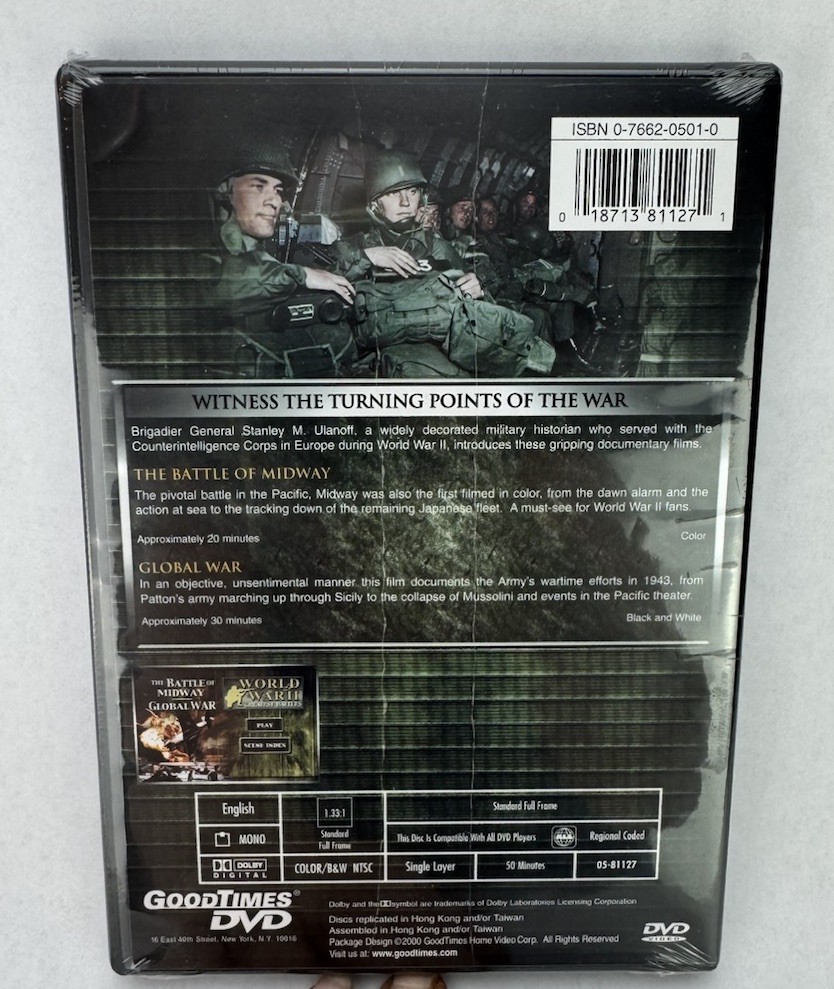 World War II Greatest Battles: Battle of Midway / Global War DVD NEW SHIPS FREE!
