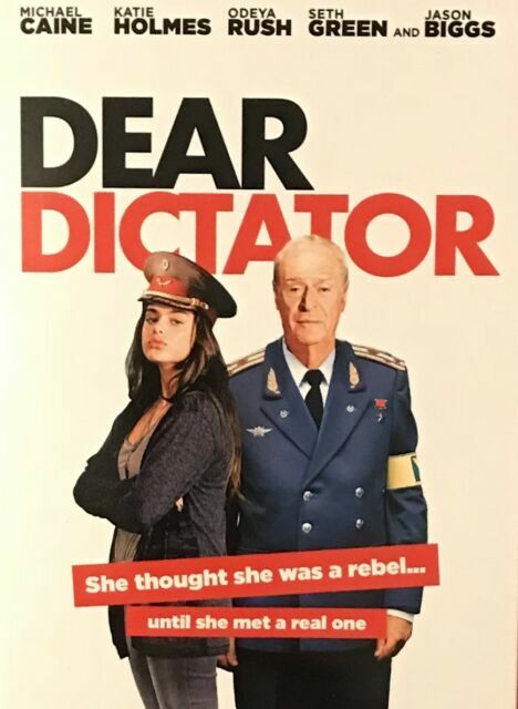 Dear Dictator Movie (DVD) Caine, Holmes, Rush, Green, Biggs Cinedigm L14