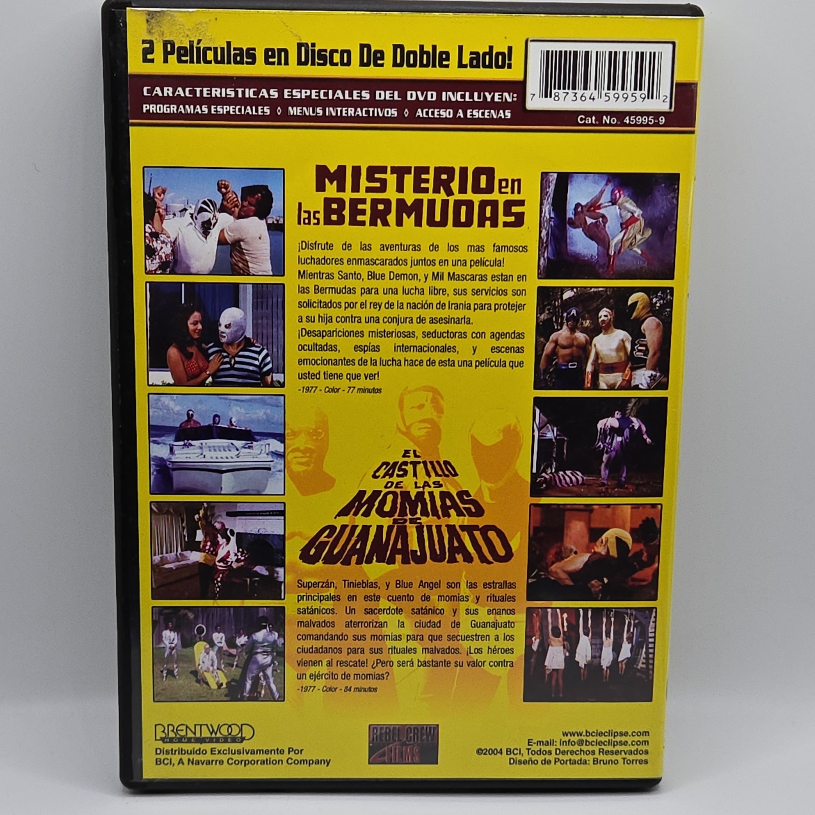 Luchadores Enmascarados – Misterio en las Bermudas / El Castillo de las Momias
