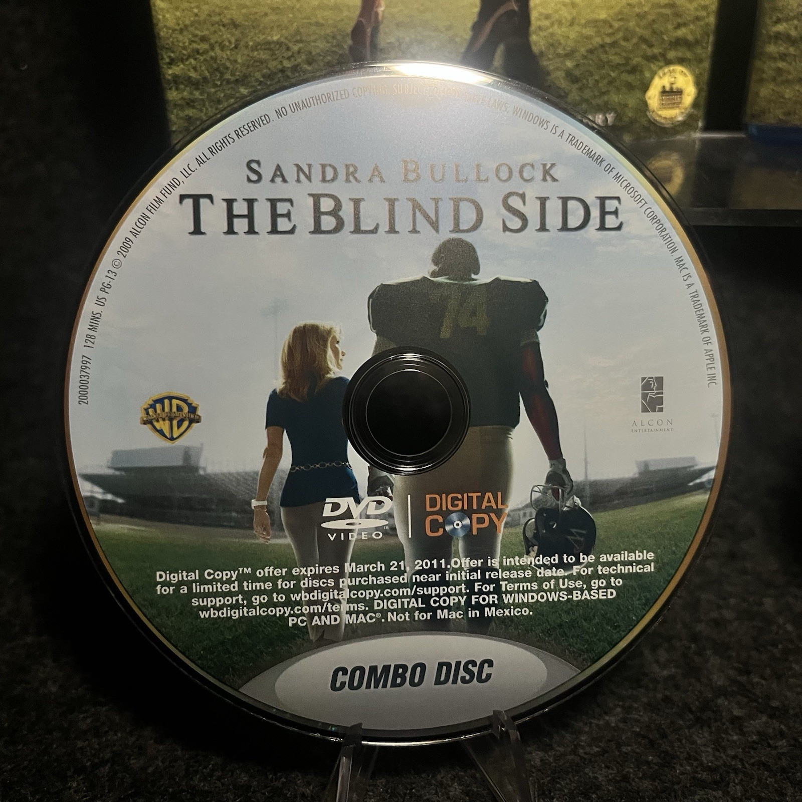 The Blind Side Blu-ray Combo Disc Slipcover Sandra Bullock True Story