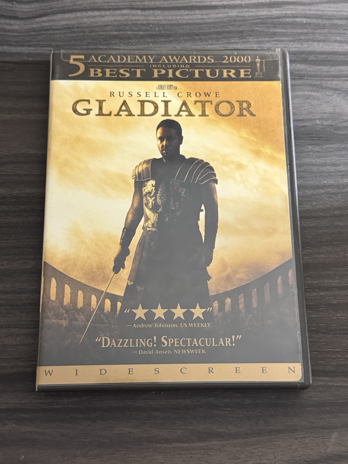 Gladiator DVD Widescreen Edition Dreamworks Pictures SKG Russell Crowe