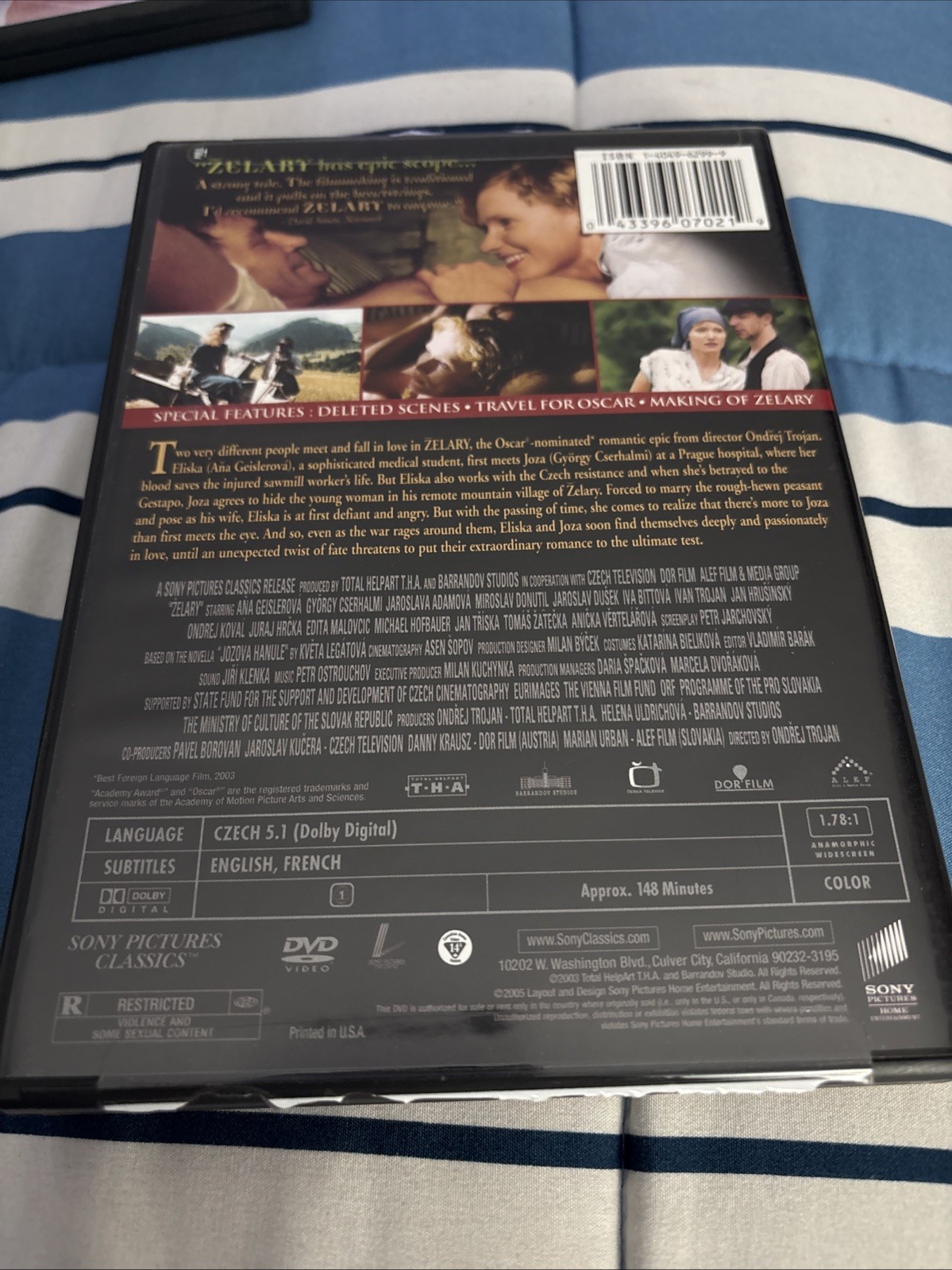Zelary DVD Czech English Subtitles 2003 With Insert LN Rare