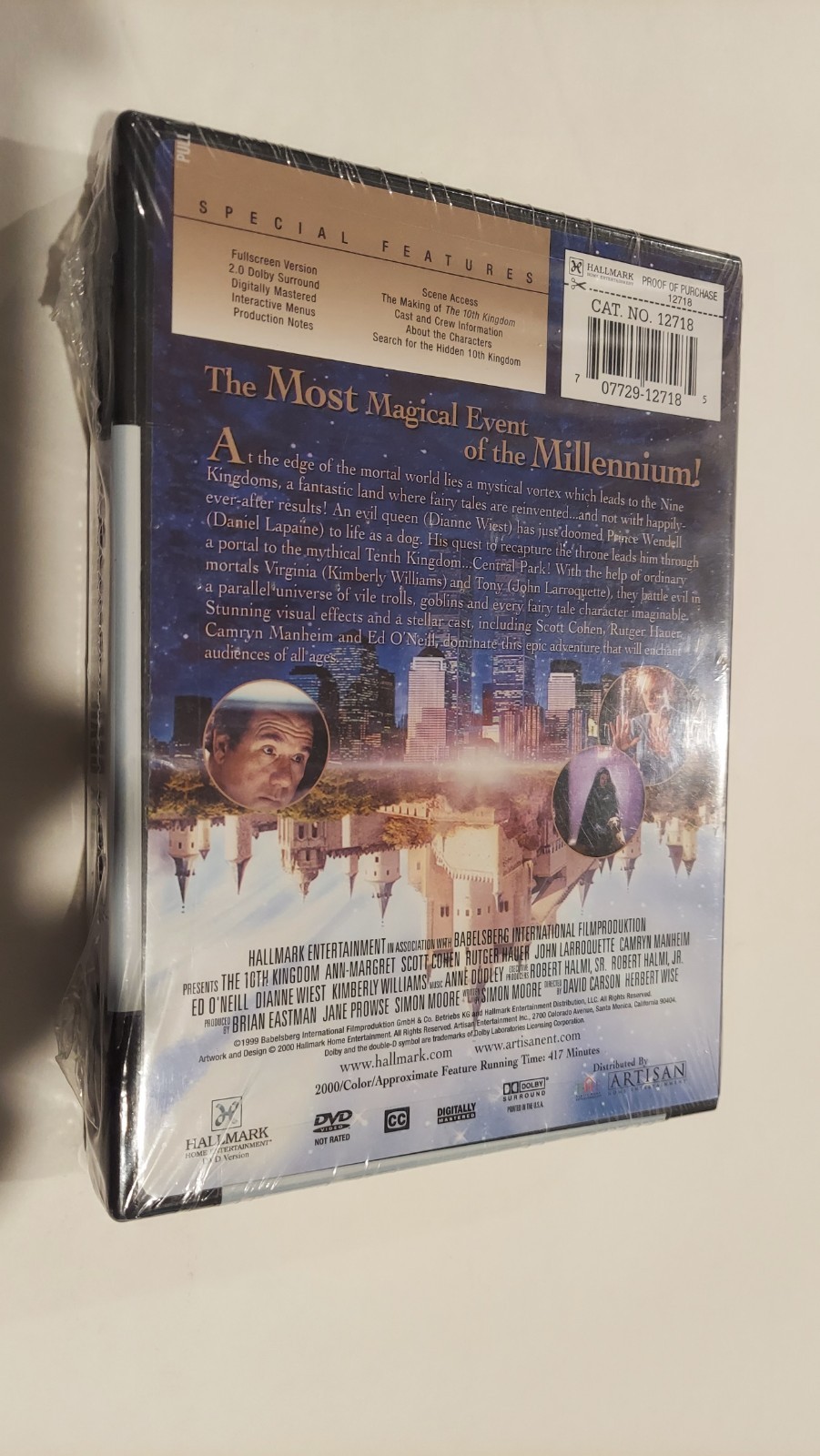 Hallmark The 10th Kingdom DVD Box Set Mini Series Complete 417 min NR 2000