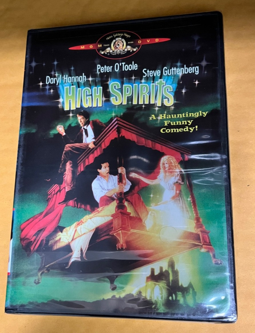 High Spirits, 1988 (DVD) MGM, Daryl Hannah, Peter O’Toole, & Steve Guttenberg