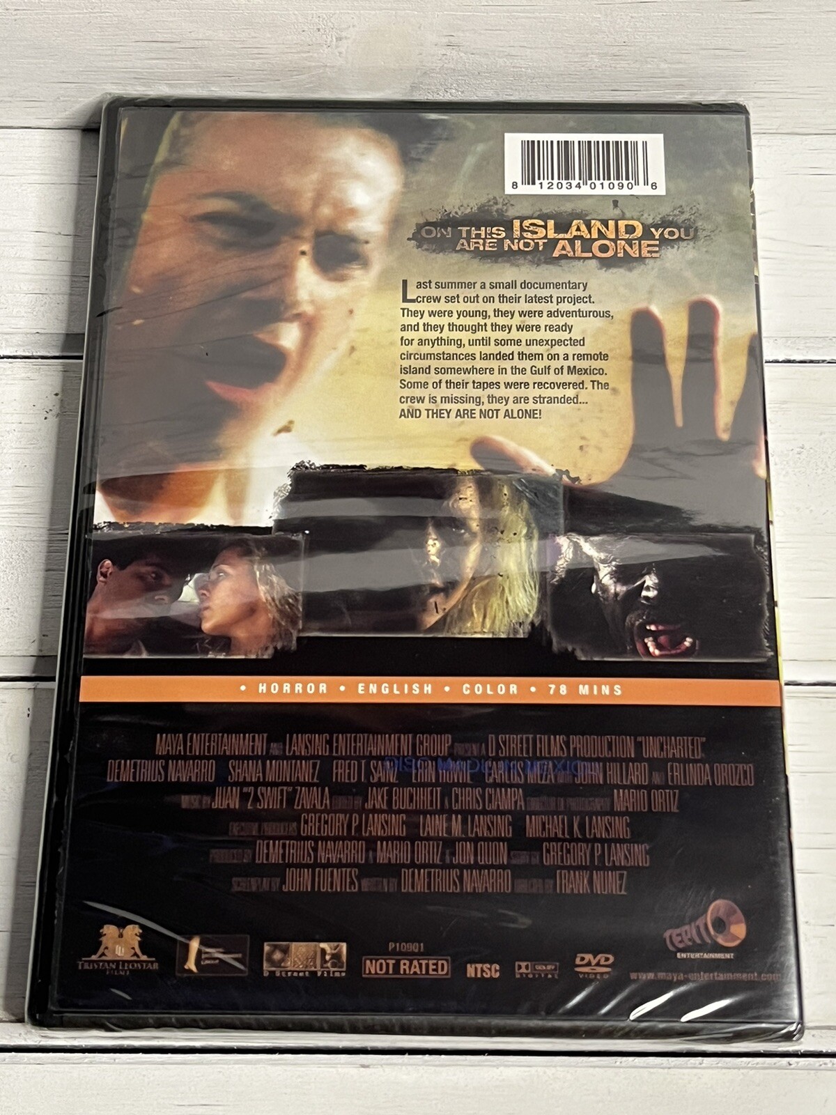 Uncharted DVD 2009 Demetrius Navarro Shana Montanez Frank Nunez Factory Sealed