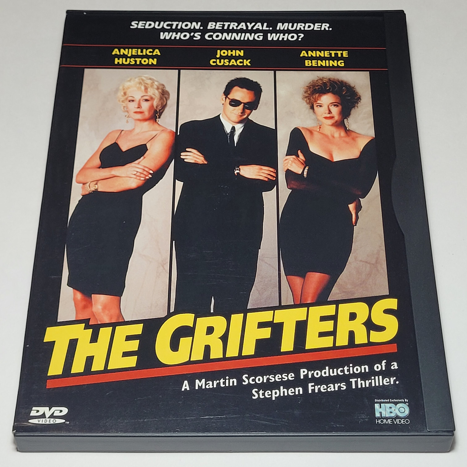 The Grifters (DVD 1990) John Cusack Anjelica Huston Annette Bening Free Shipping