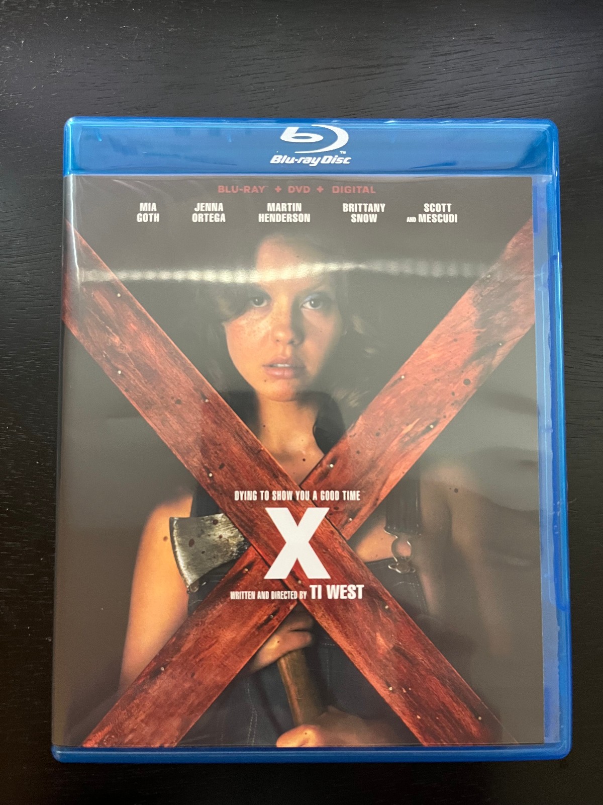 X Blu-ray + DVD Combo – Like New – Ti West – Mia Goth – A24