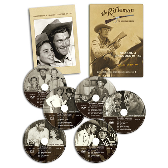The Rifleman Collector Edition Season 4 (episodes 111 ‑ 142) DVD Box Set