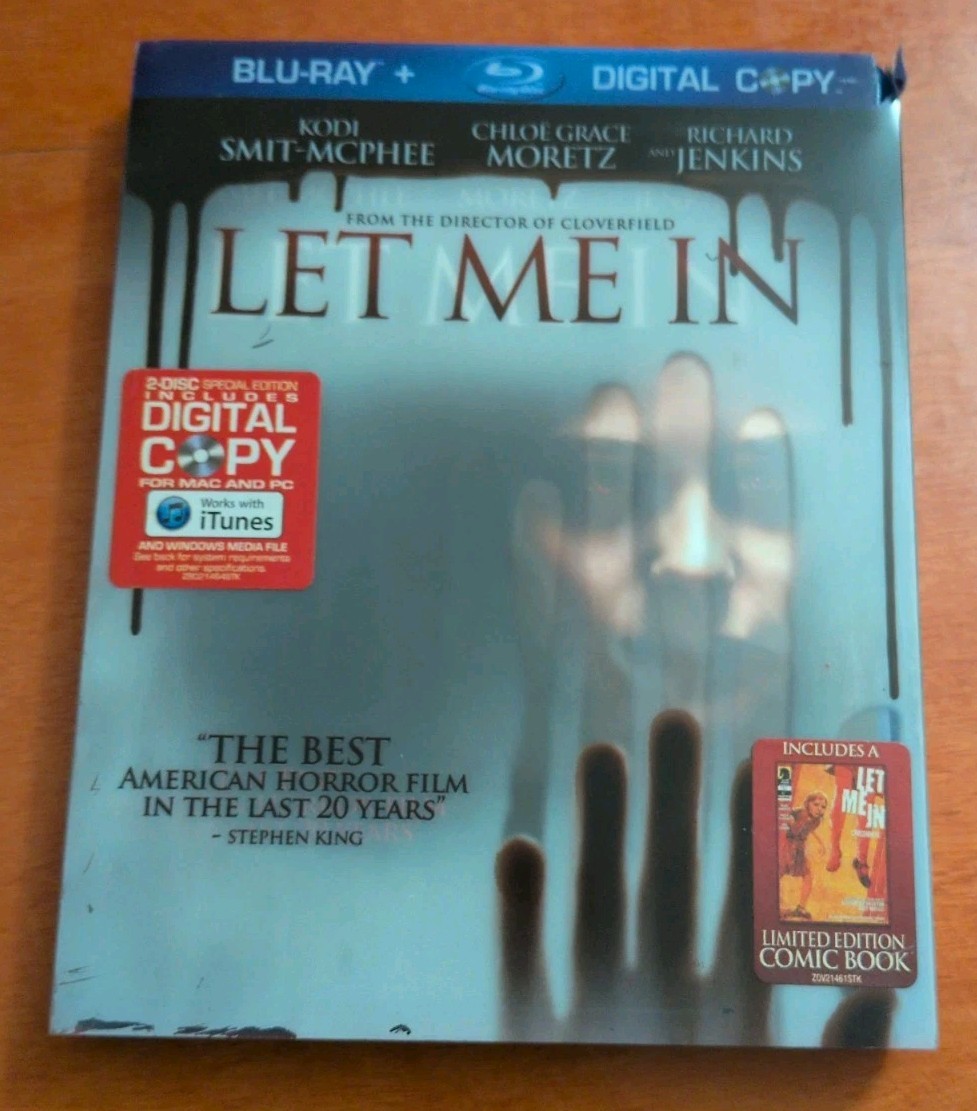 Let Me In Blu-ray Matt Reeves Kodi Smit-mcphee Chloe Grace Moretz Elias Koteas
