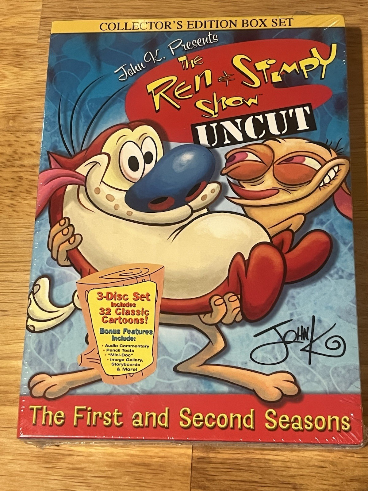 The Ren & Stimpy Show: the First and Second Season (Uncut) (DVD, 1991)