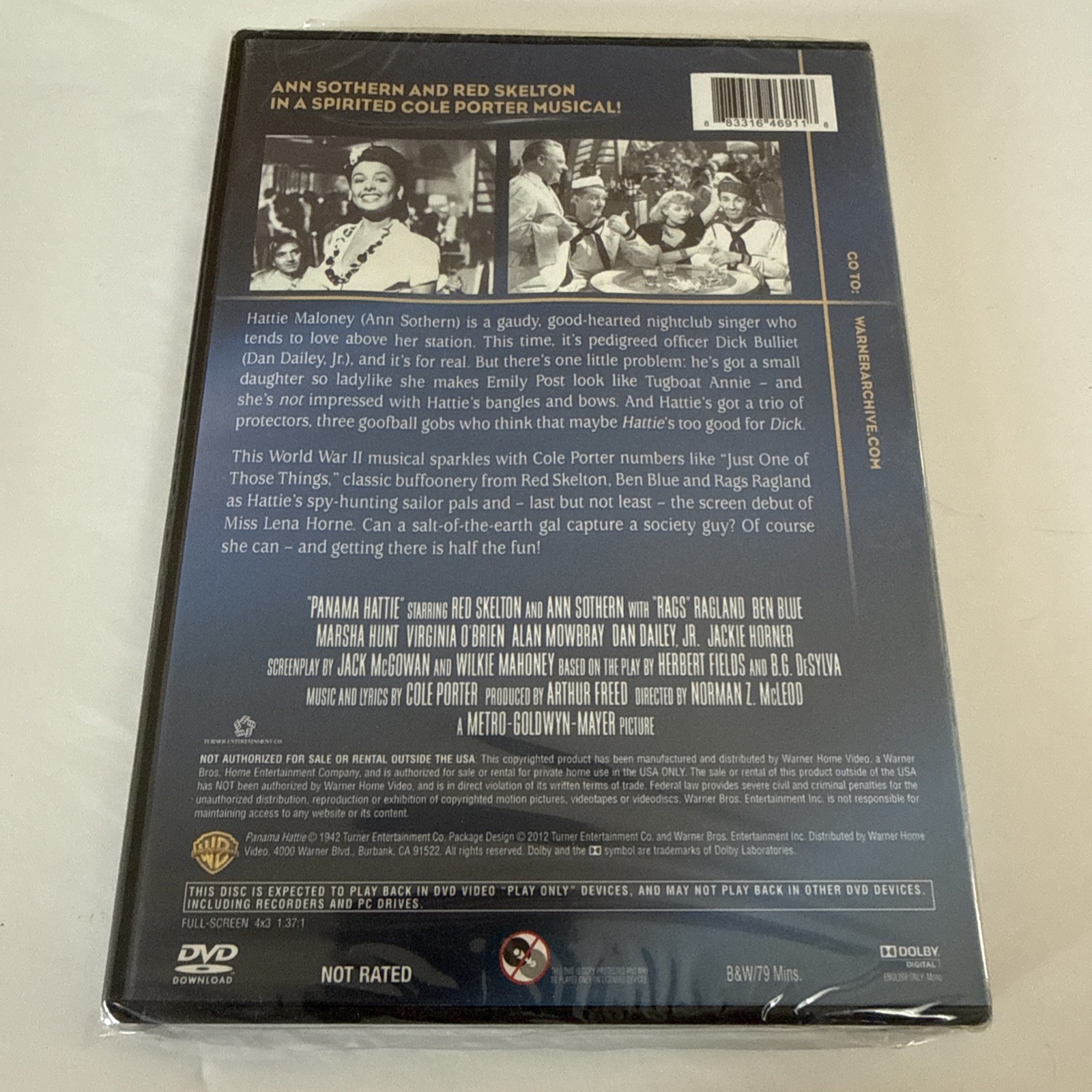 Red Skelton Panama Hattie (DVD, 1942) Ann Sothern – New, Sealed
