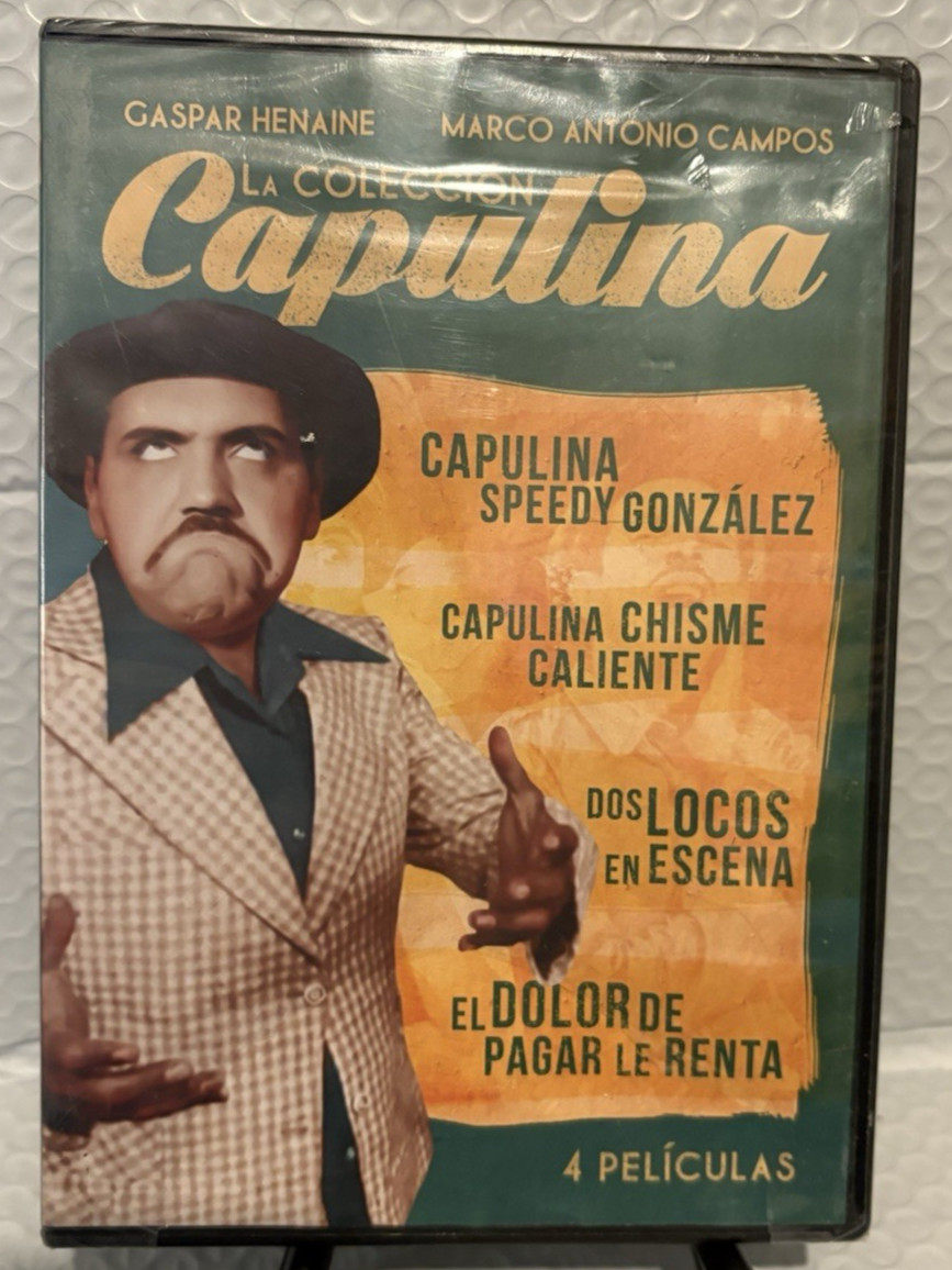 La Coleccion Capulina 4 Peliculas (New DVD) Gaspar Henaine, Marco Antonio Campos