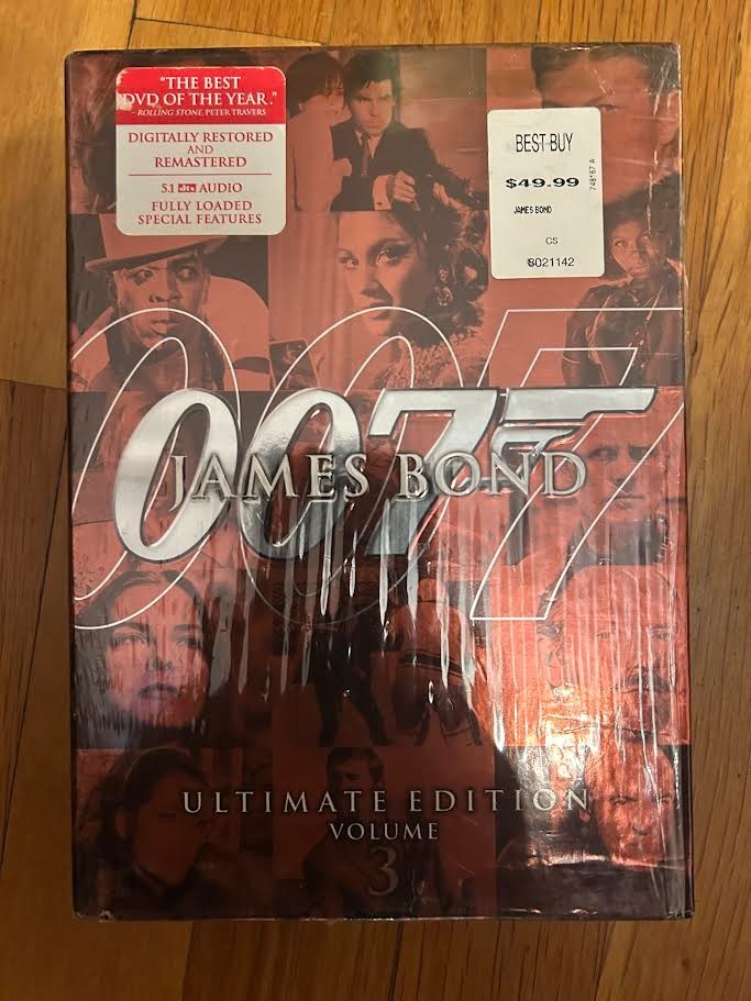 James Bond Ultimate EDITION Vol 3 DVD 5 Film BOS SET 007—FREE SHIPPING