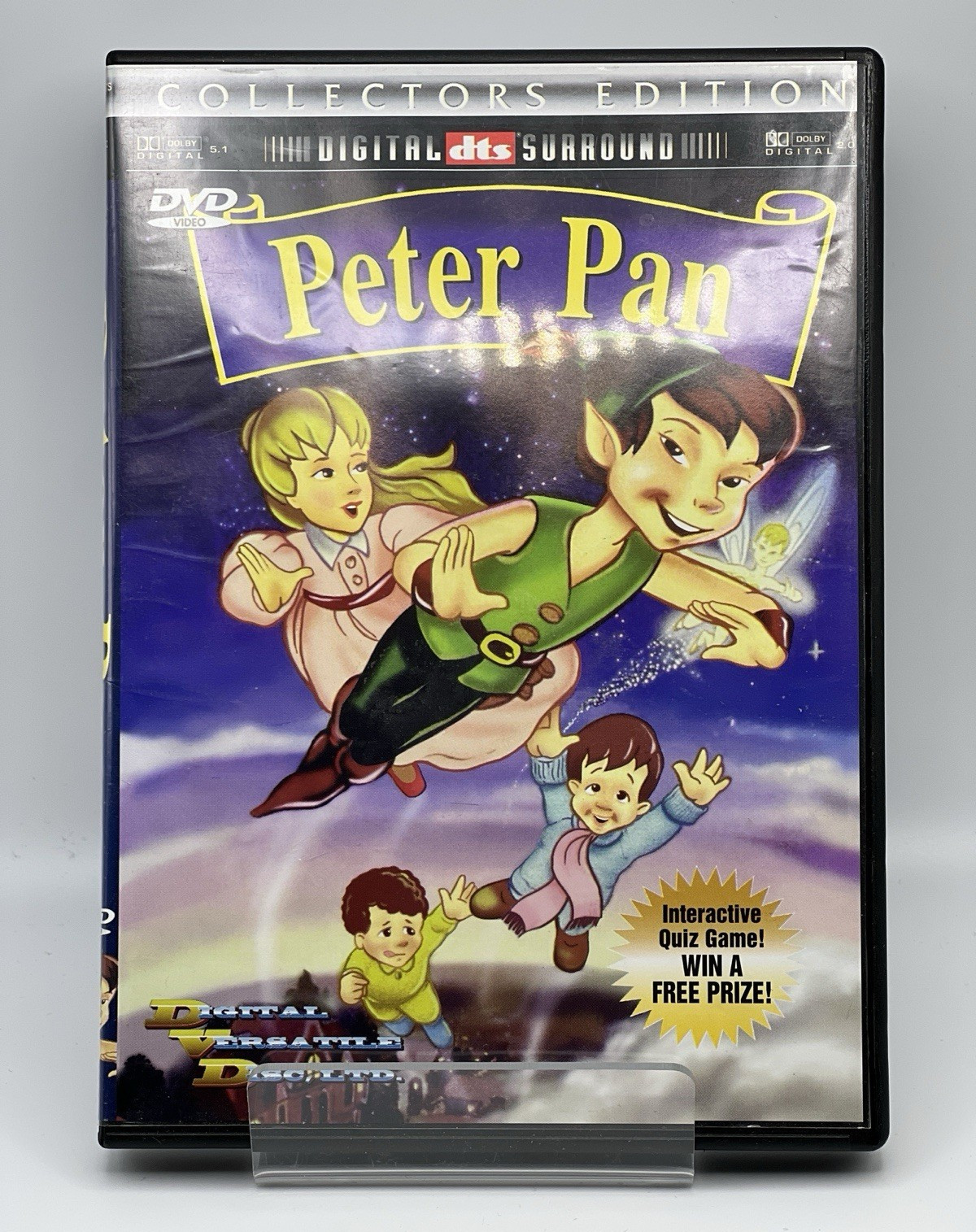 Peter Pan Collector’s Edition DVD – Interactive Movie w/ Tall DVD Case