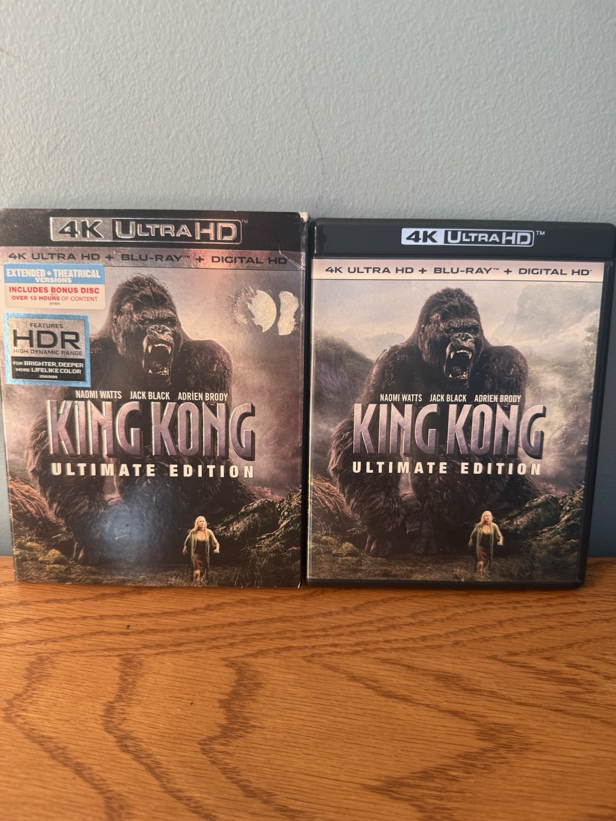 King Kong Ultimate Edition 4K with Slipcover 2005 Universal Studios
