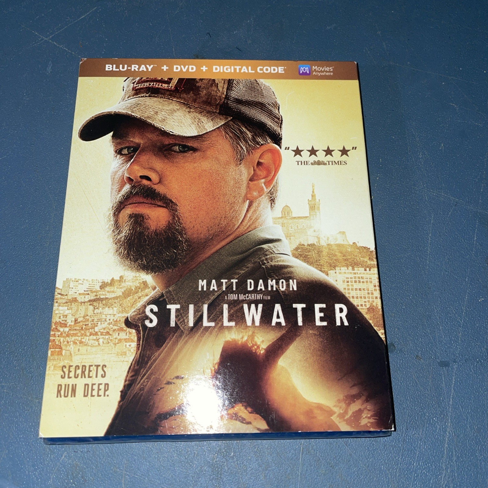 Stillwater (2021 Blu-ray + DVD + Digital Copy) Matt Damon Brand NEW