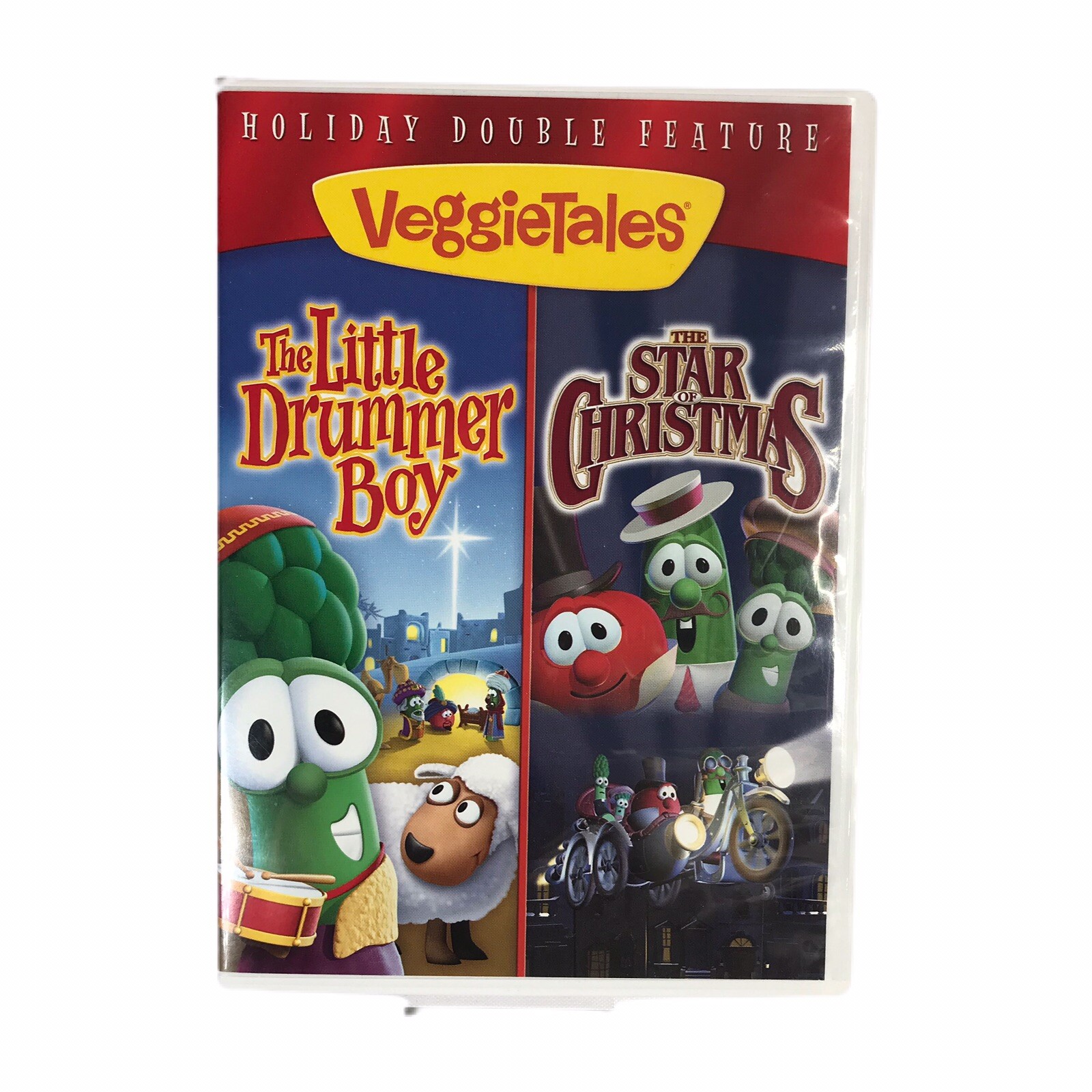 VeggieTales Holiday Double Feature Star Christmas DVD 2014 94Min Not Rated EUC